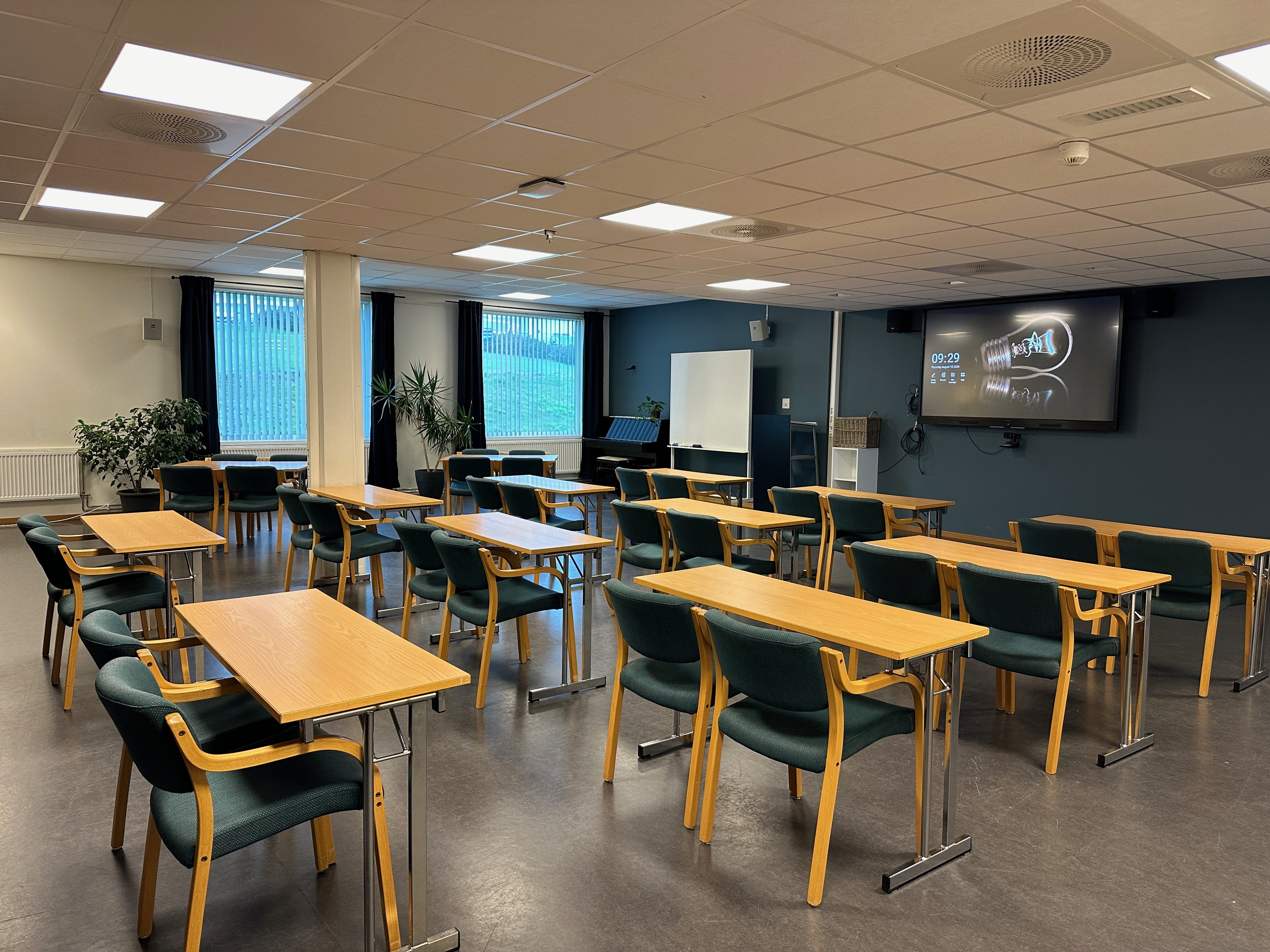 møterom tandbergssalen plass til 70 personer Moss Jeløy.