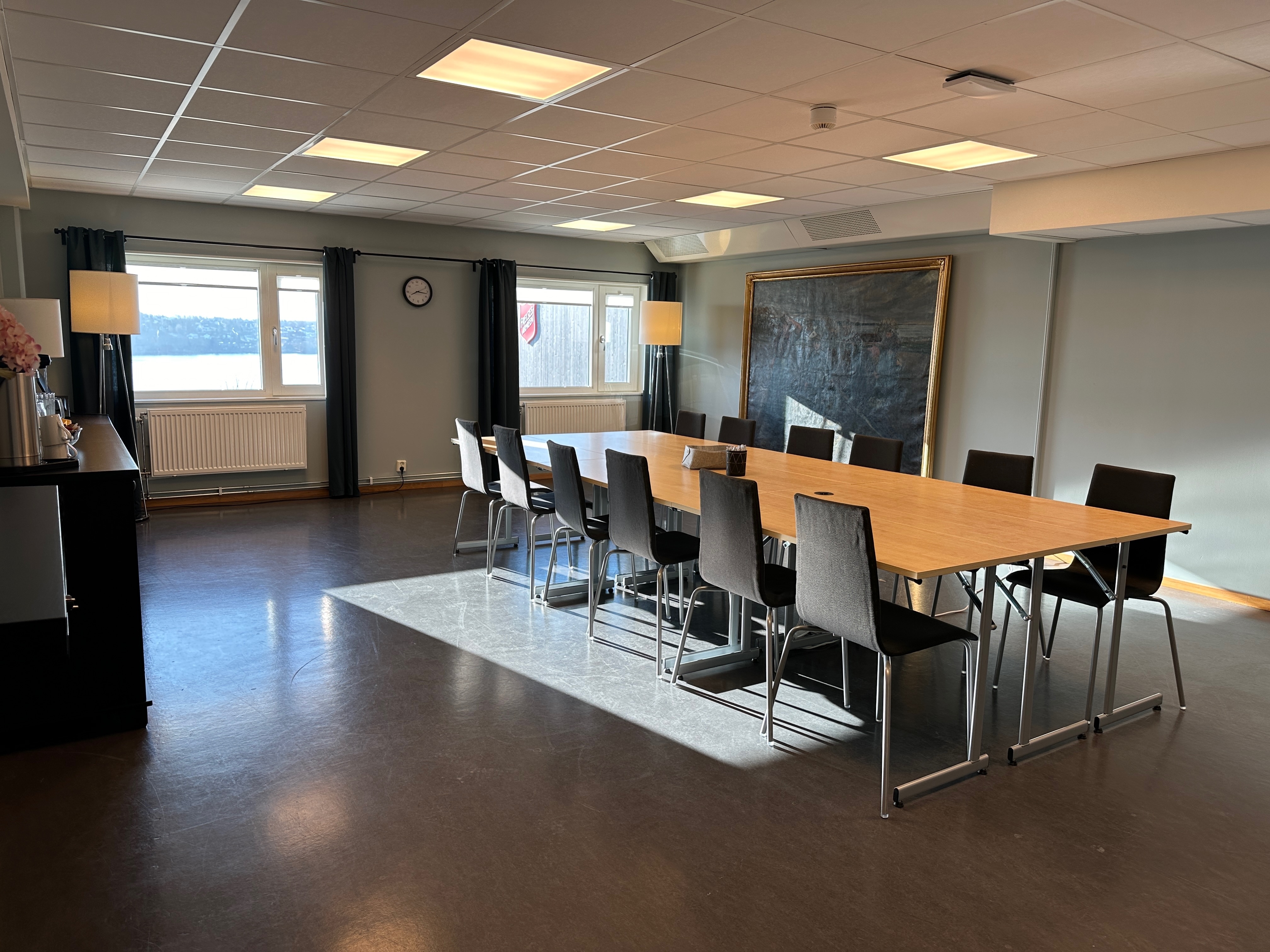 Konferanse og grupperom hvor det er plass til opptil 25 personer