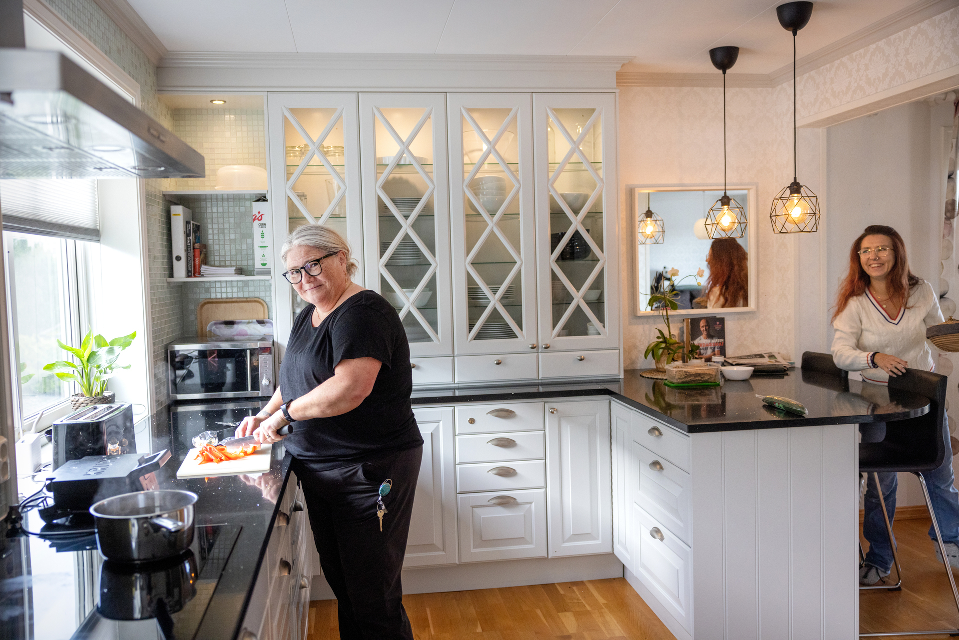 Diverse bilder inne på Bjørkhagen.