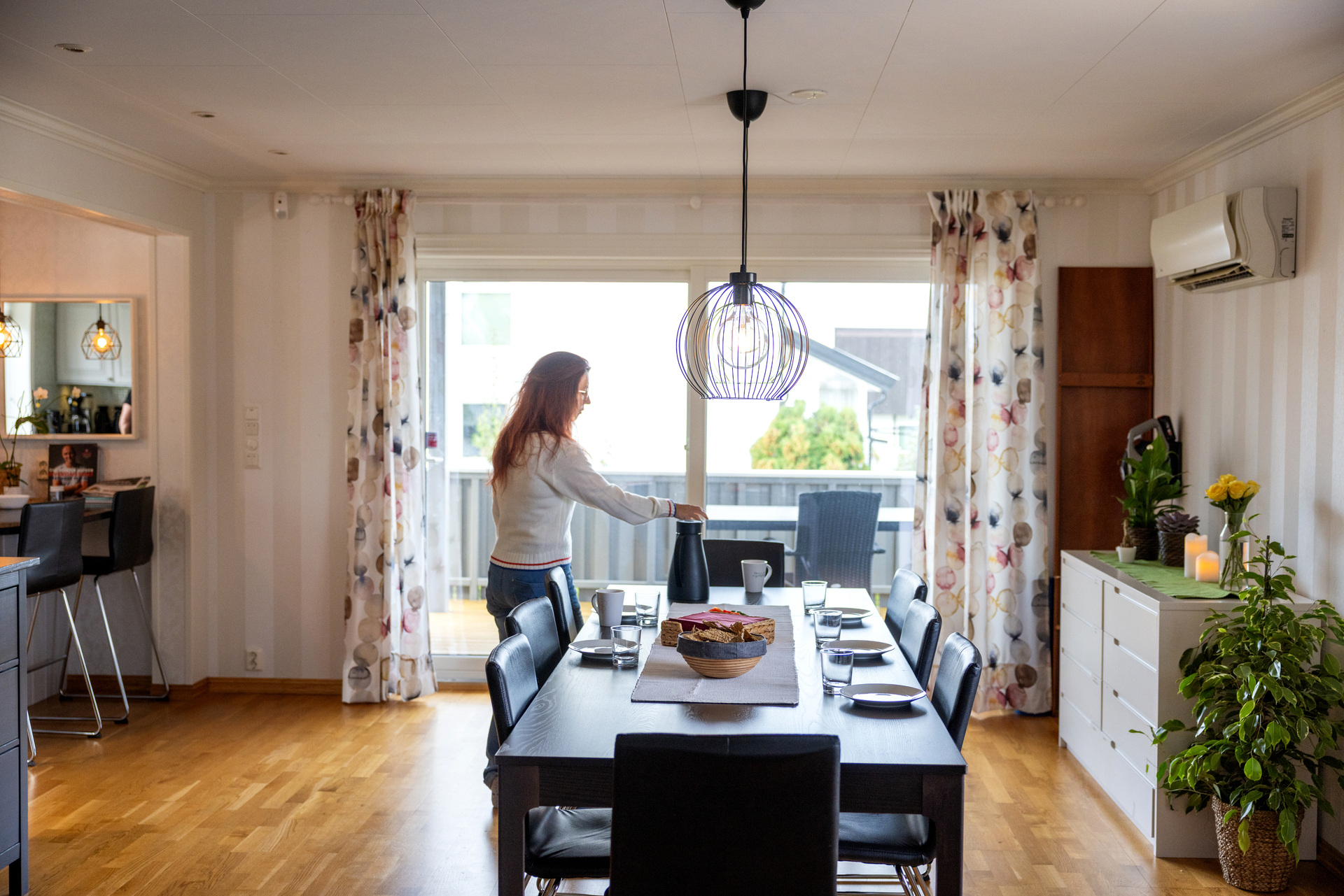 Diverse bilder inne på Bjørkhagen.