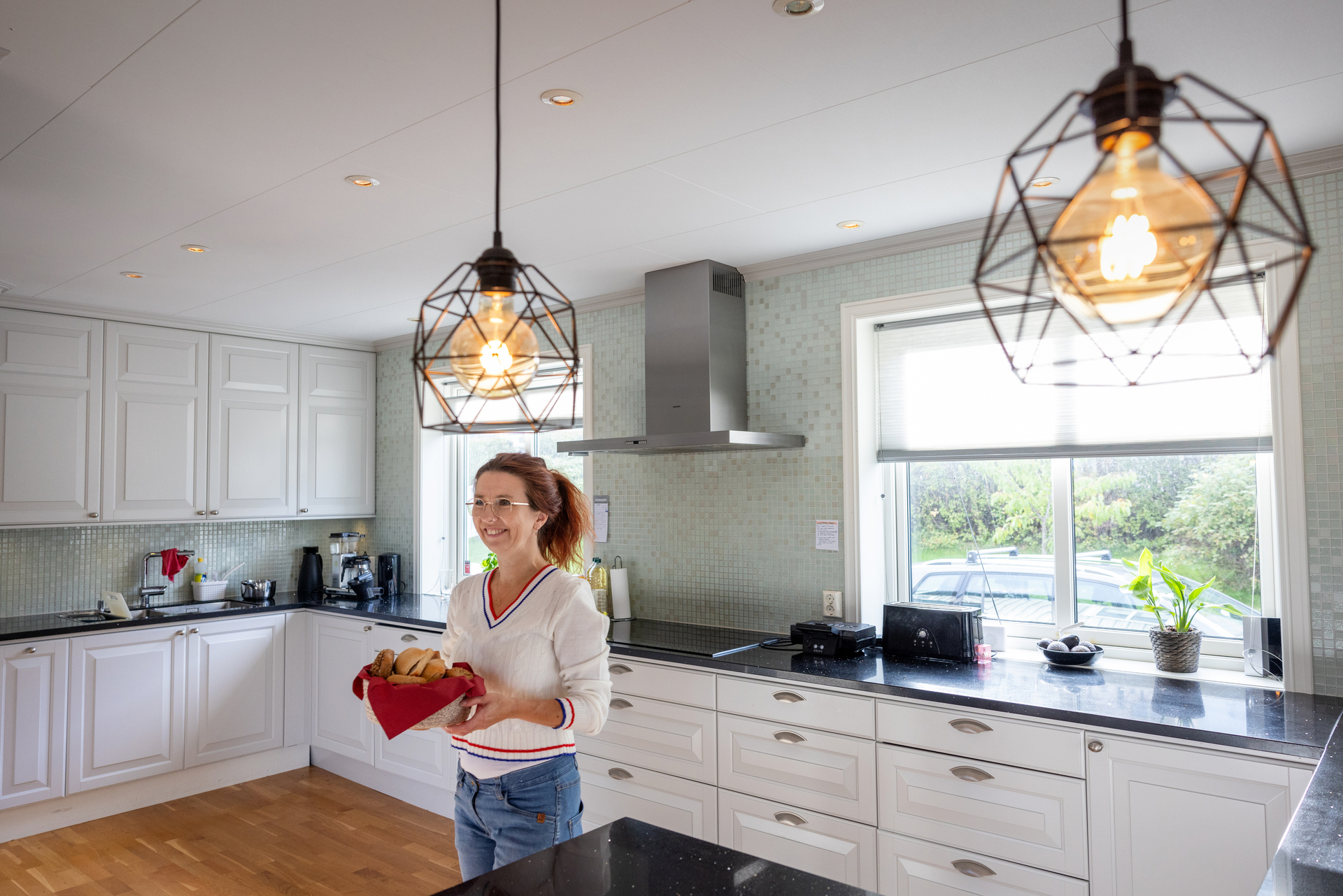 Diverse bilder inne på Bjørkhagen.