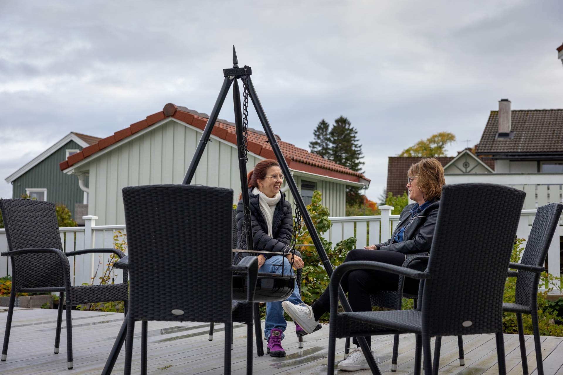 Foto: Bilder av hus og hage.