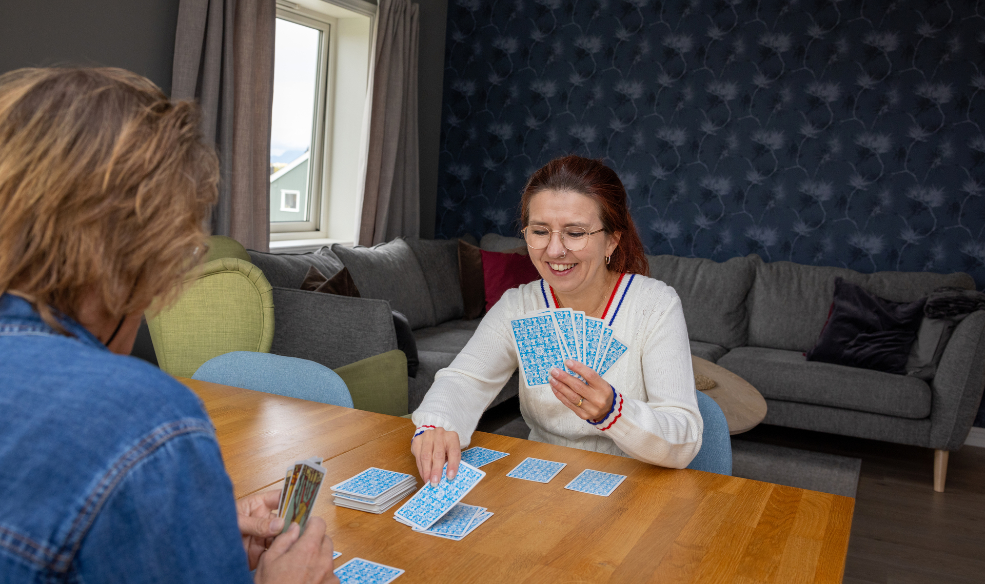 Diverse bilder inne på Bjørkhagen.