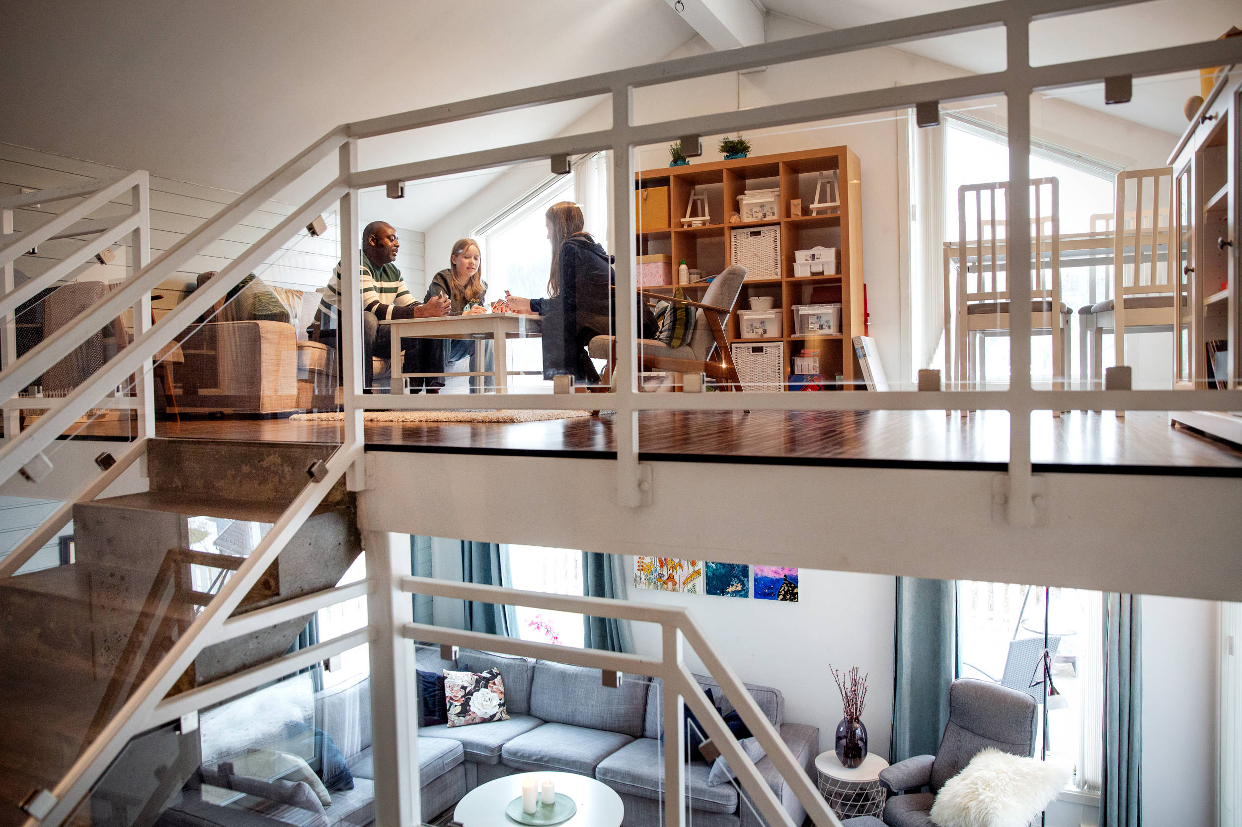 Diverse bilder inne på Eikebo.