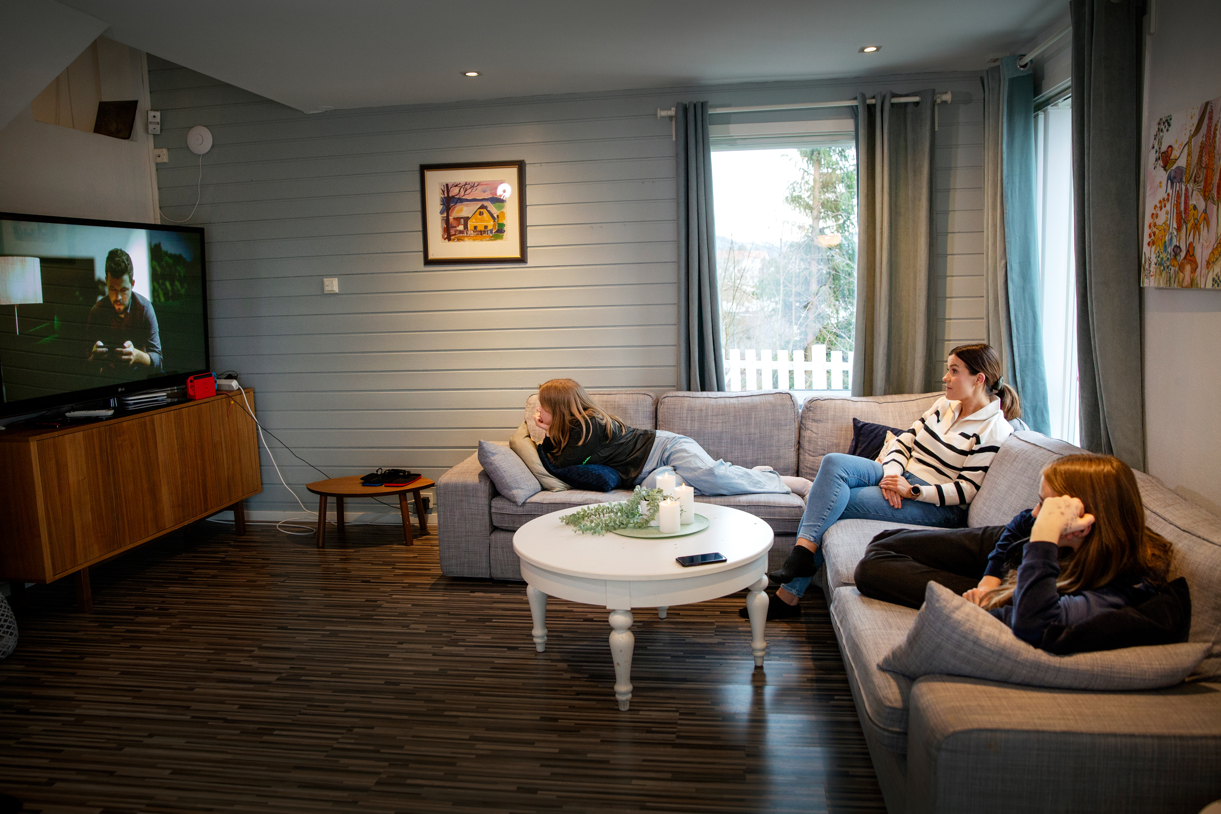 Diverse bilder inne på Eikebo.