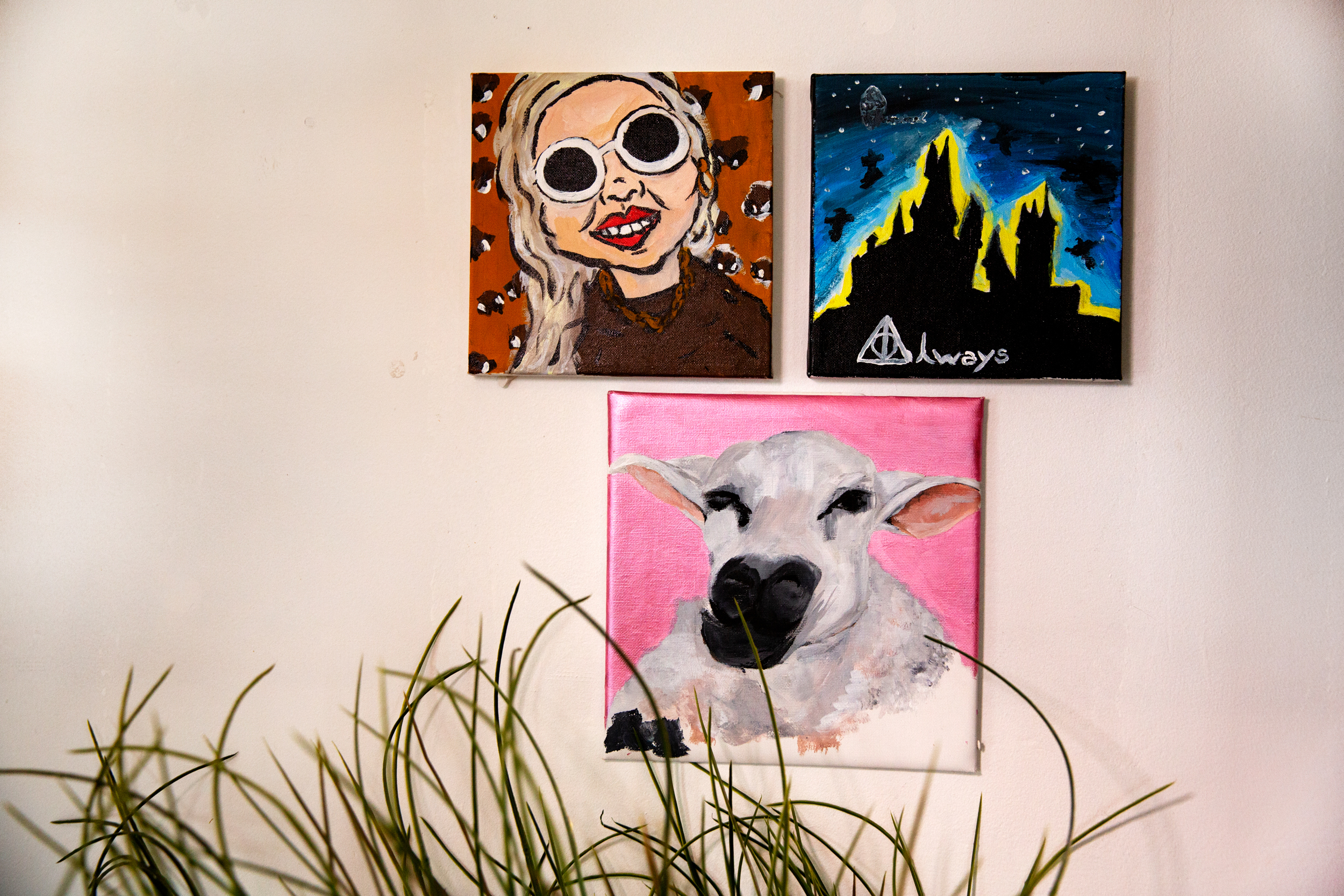 Diverse bilder inne på Eikebo.