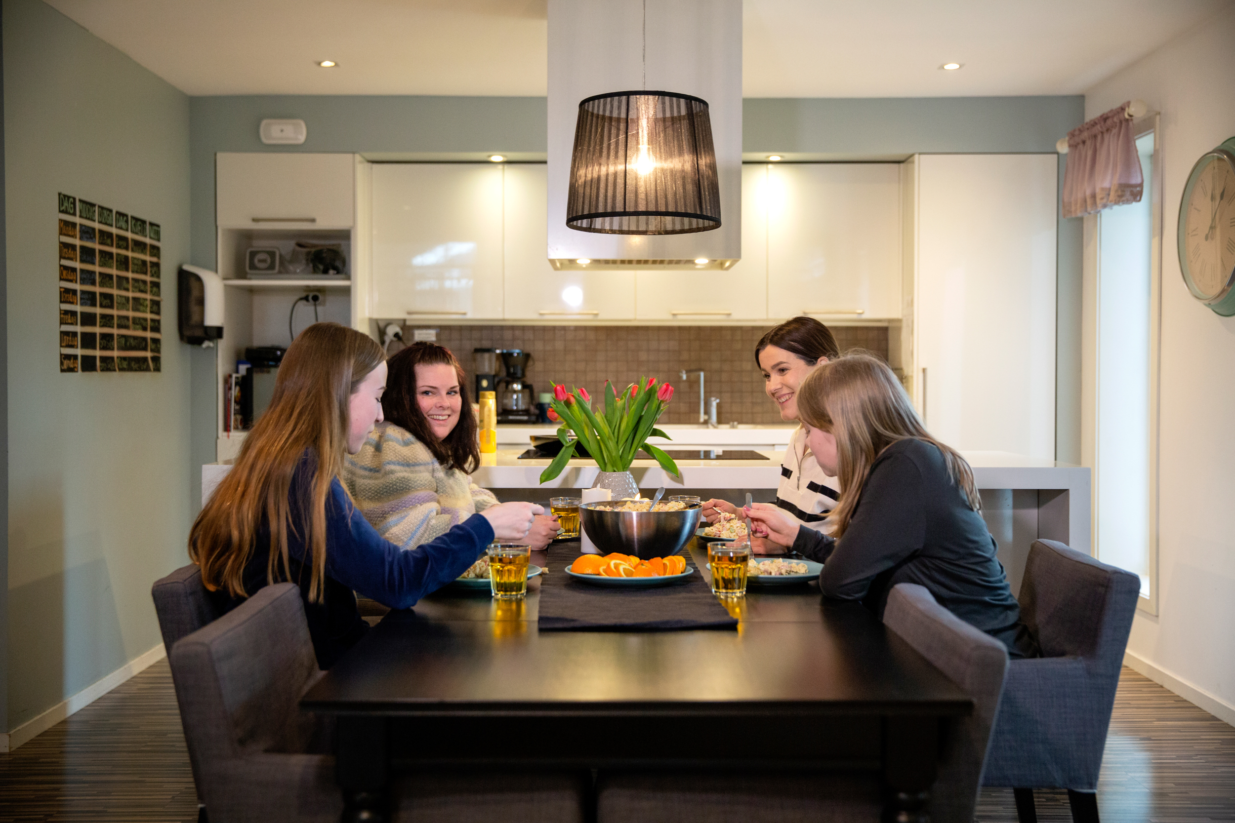 Diverse bilder inne på Eikebo.