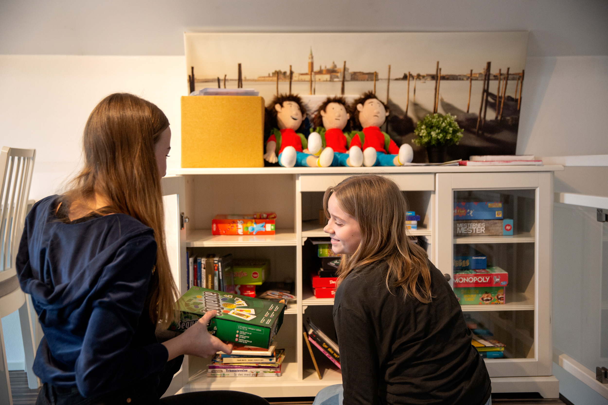 Diverse bilder inne på Eikebo.