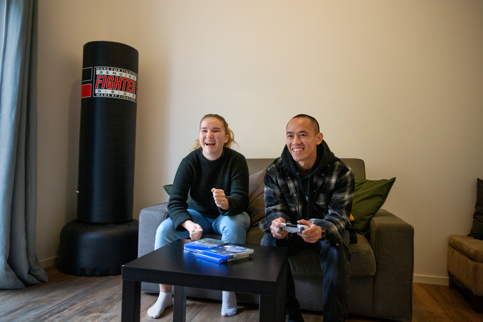 Bilder tatt innendørs i tomannsboligene.