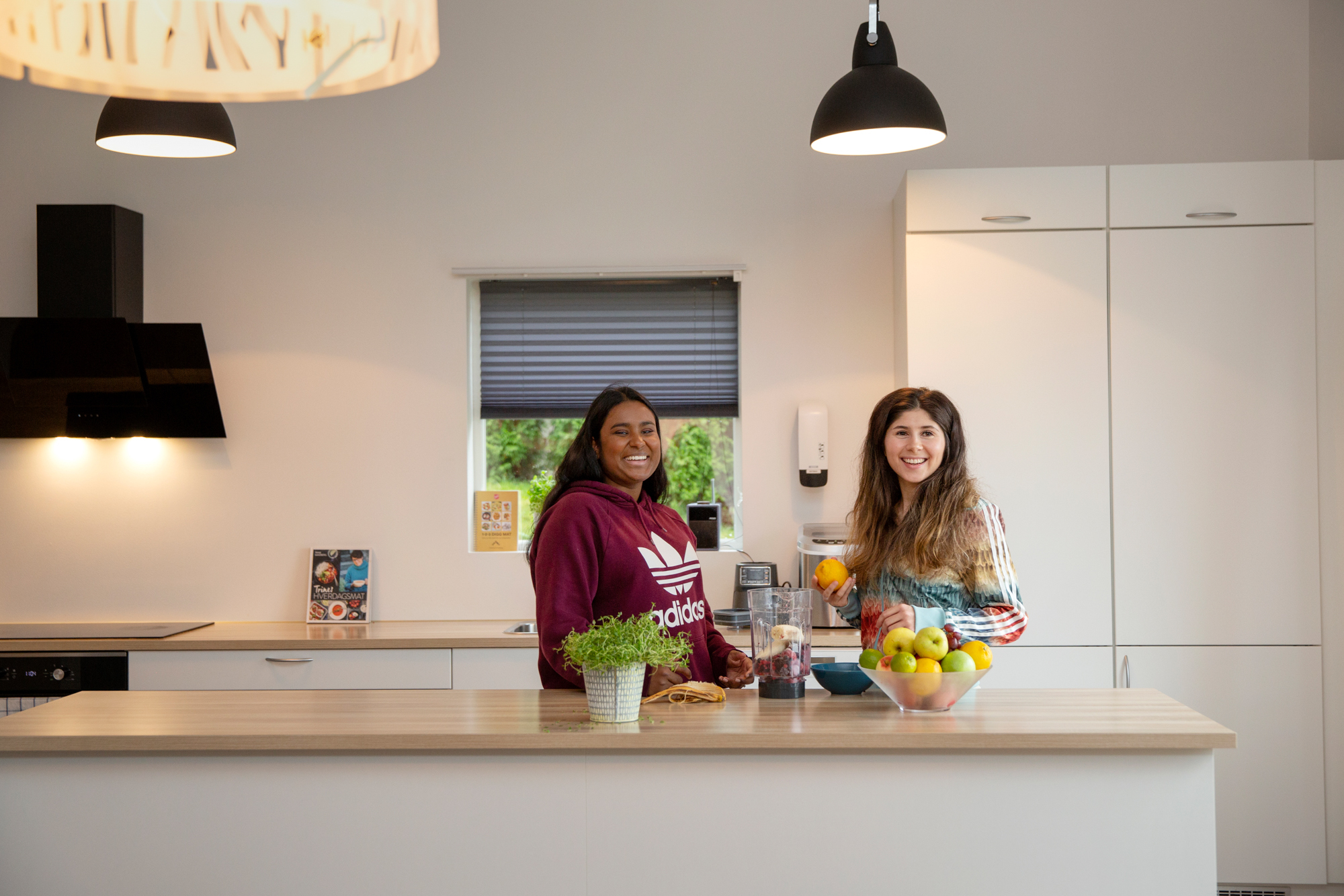 Bilder tatt innendørs i tomannsboligene.