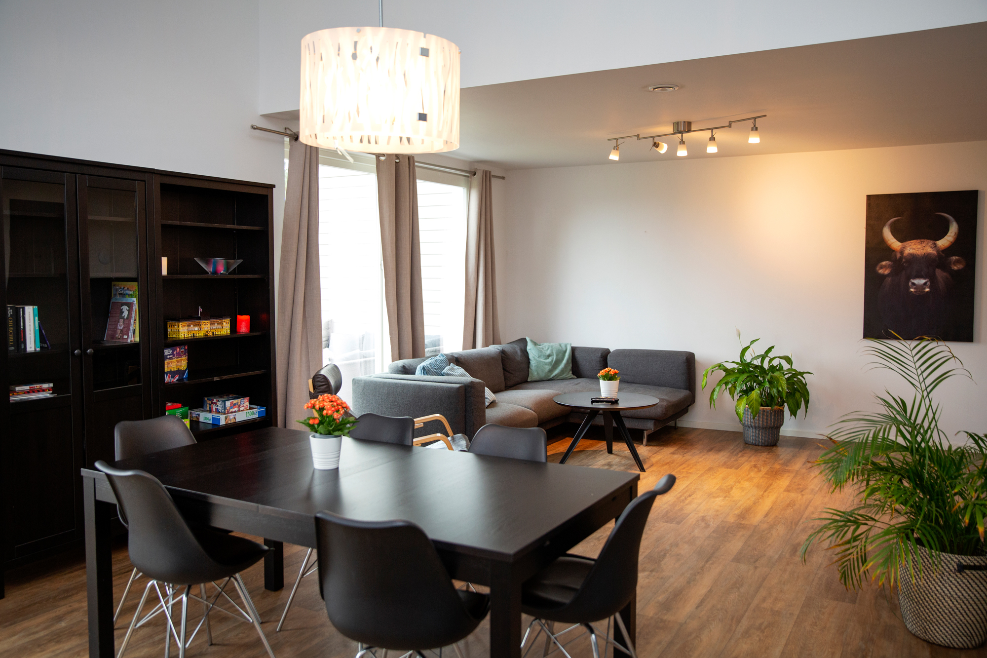 Bilder tatt innendørs i tomannsboligene.