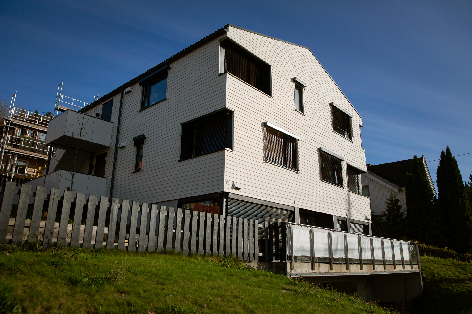 Diverse bilder av huset, hagen utenfor Othilie og utsikt over Oslo