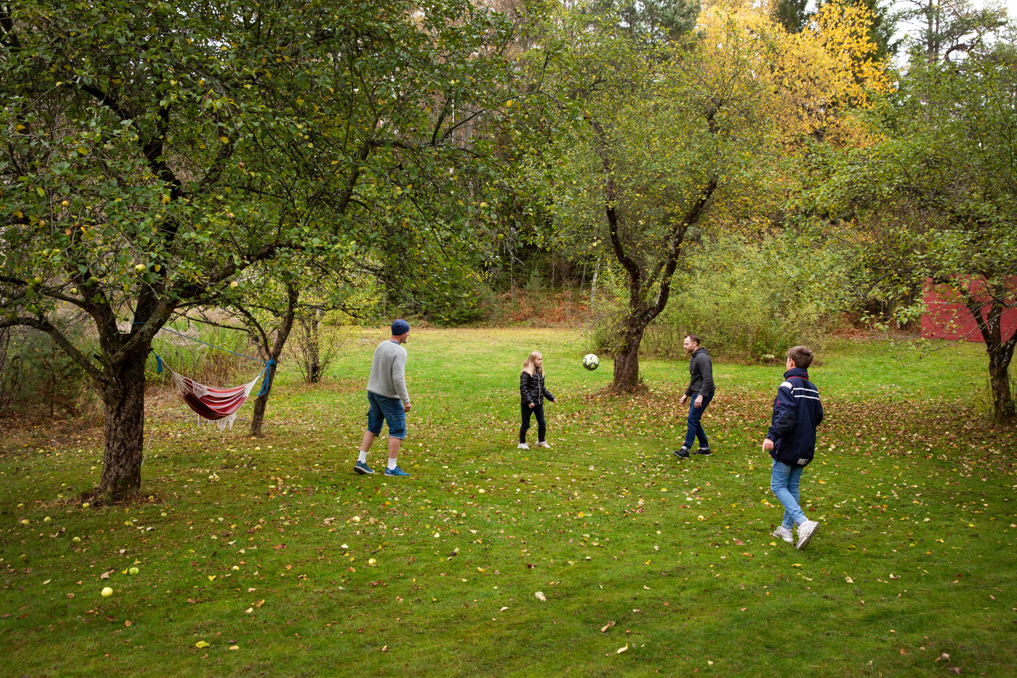 Diverse bilder av eksteriøret på Soldammen gård