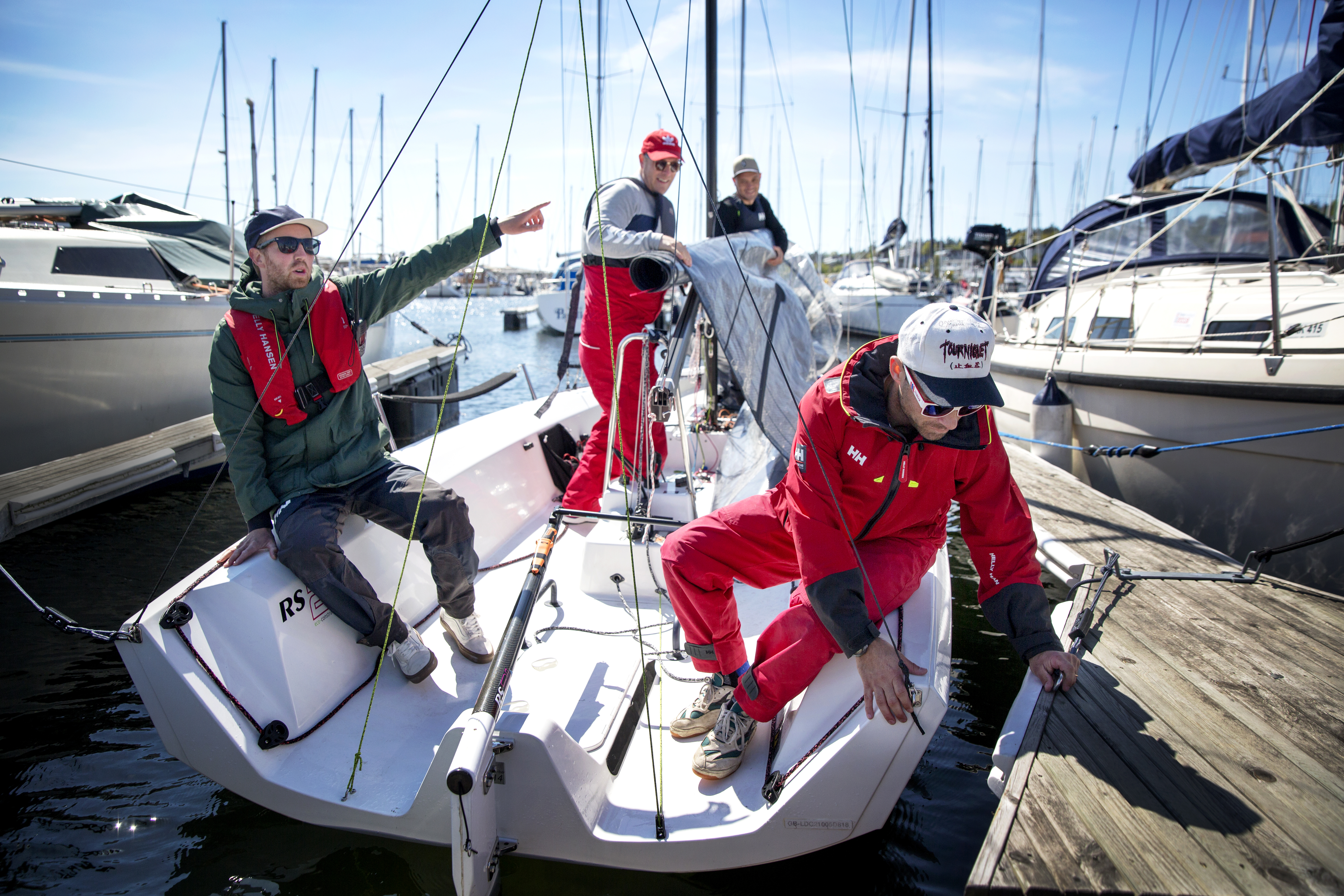 Seiling. Regattaseiling.