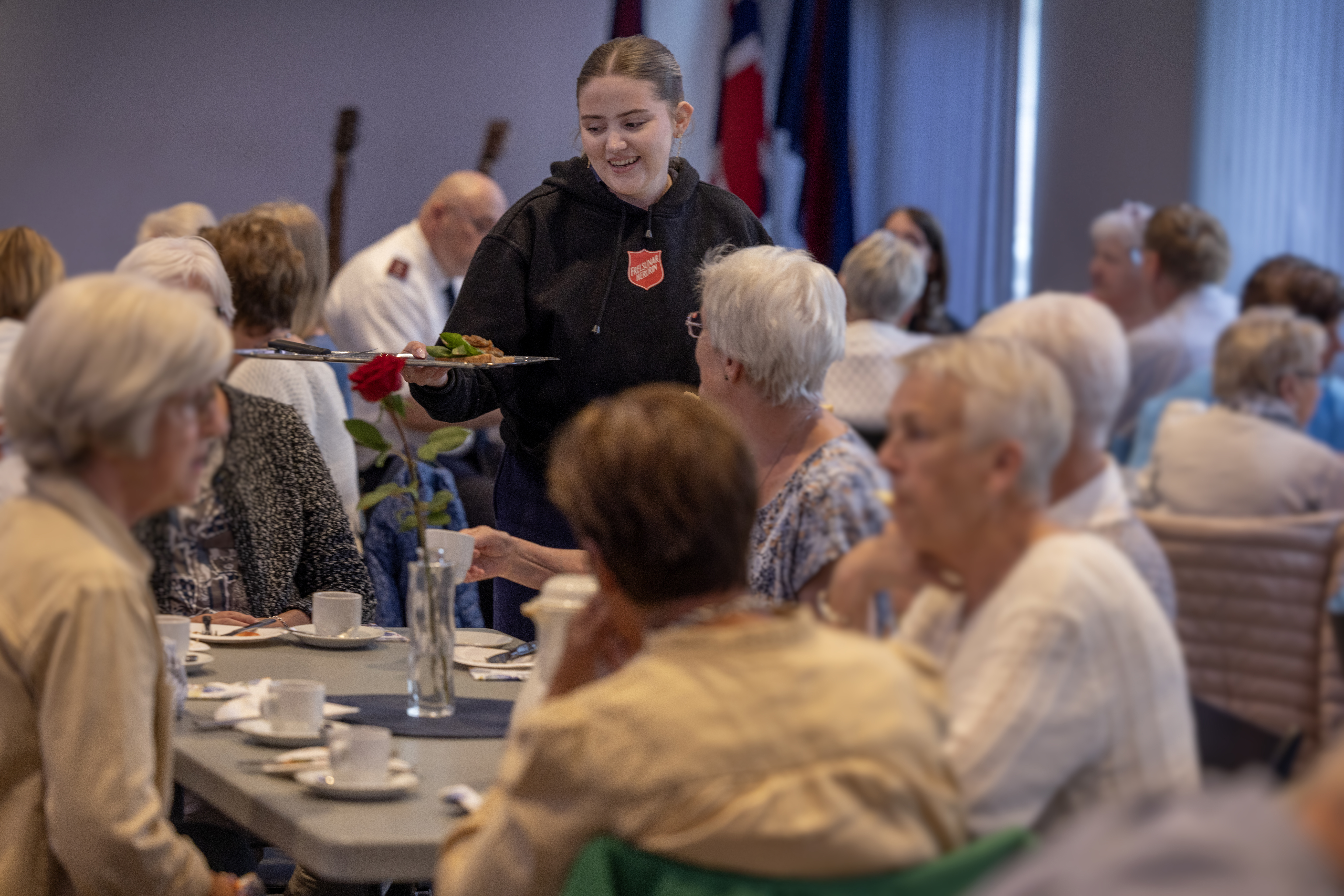 Fellesskap rundt kaffebordene