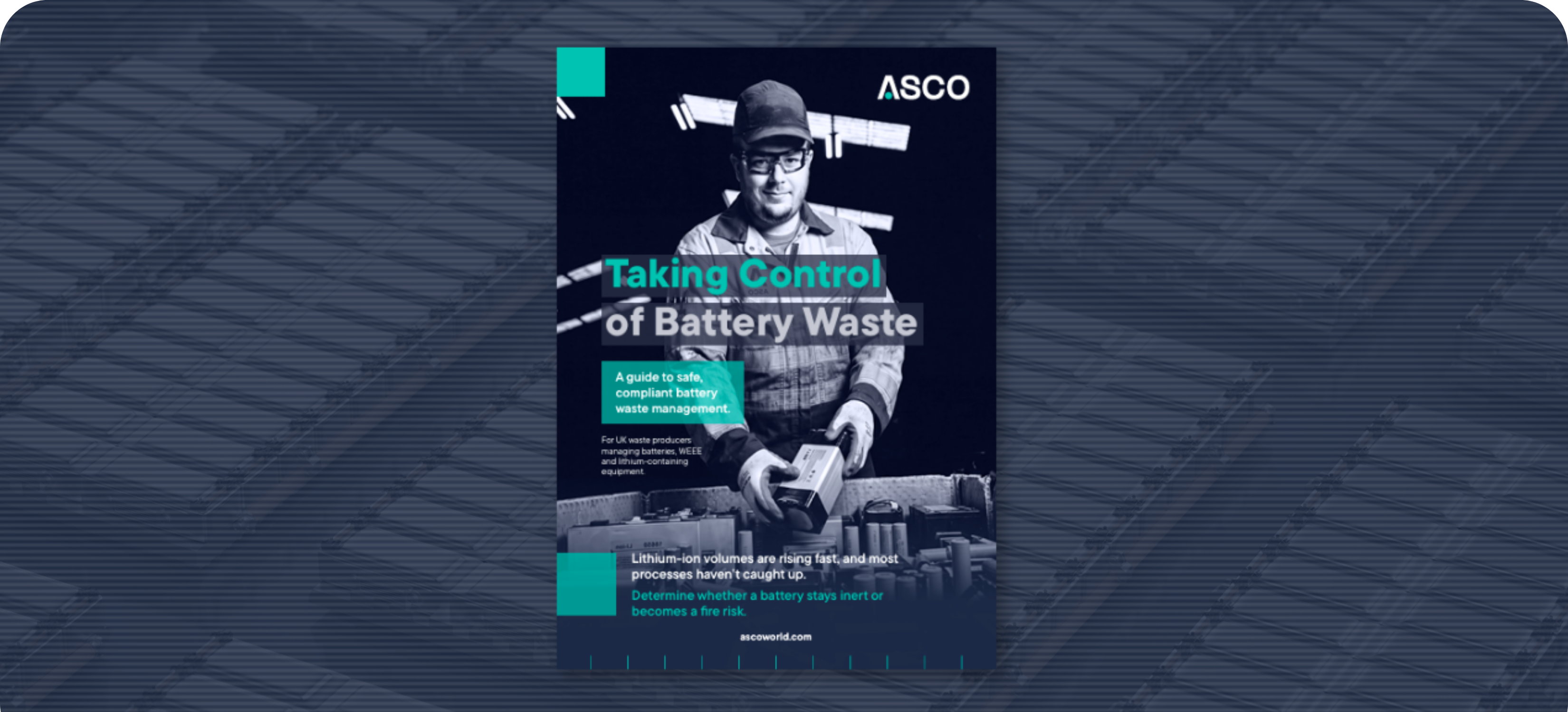 Battery Waste Guide Form Banner