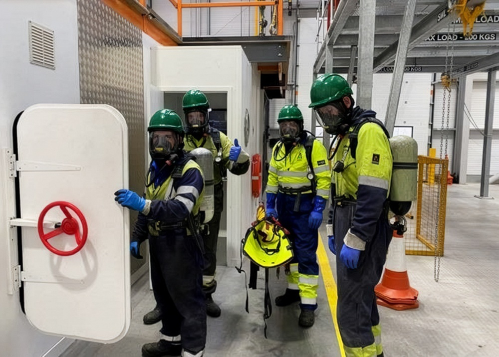 Confined space and rescue training course