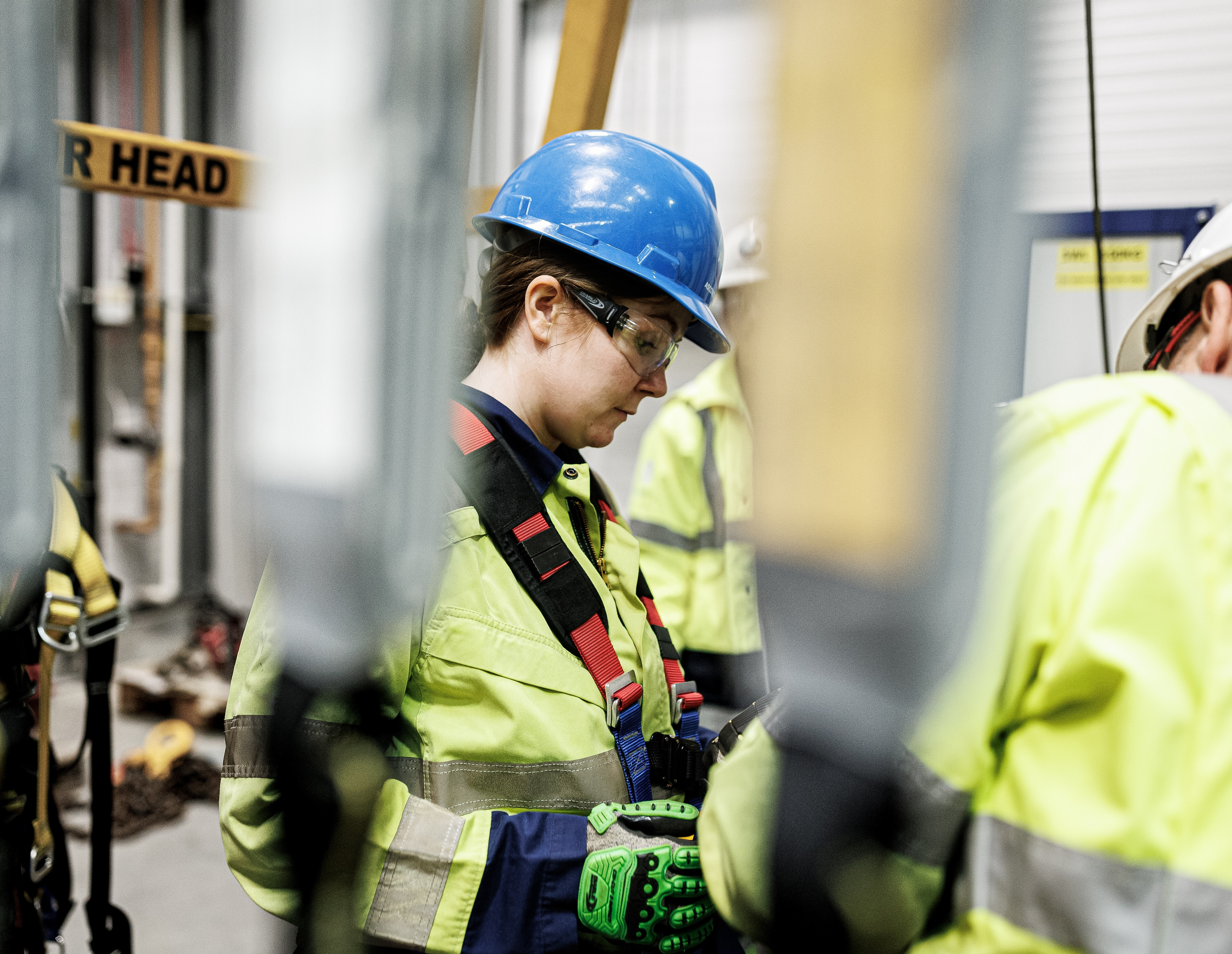 Training working at height and rescue