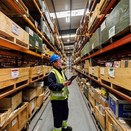 Materials warehousing service