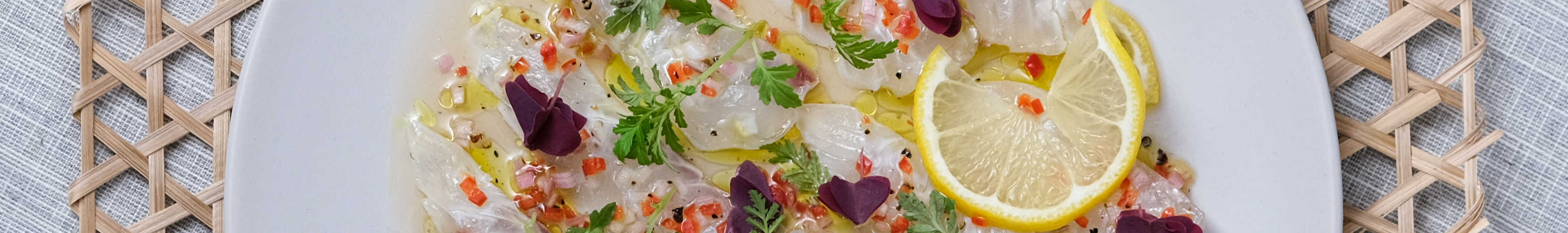 Cured Snapper in Citrus Salt and Lemon Vinaigrette