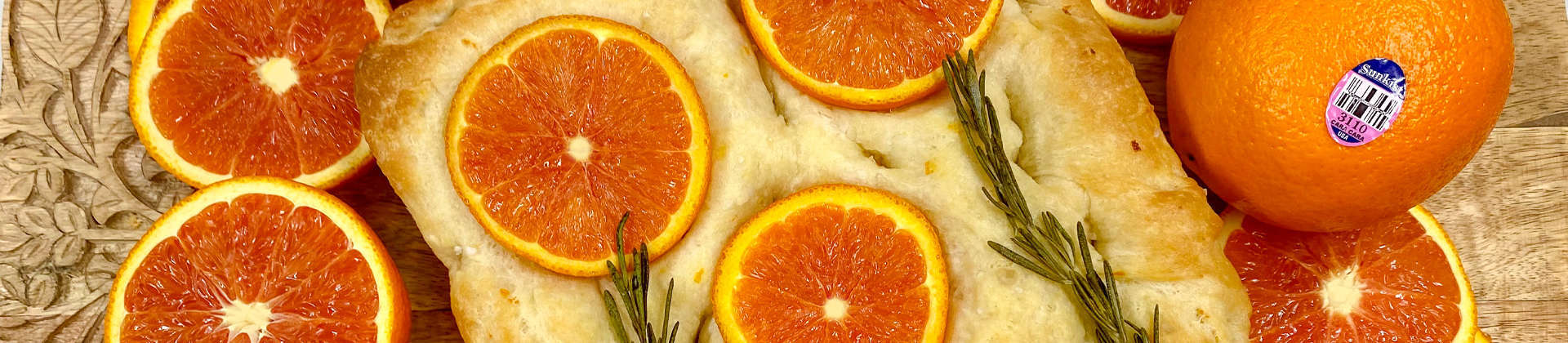 Sunkist® Cara Cara Orange Infused Focaccia