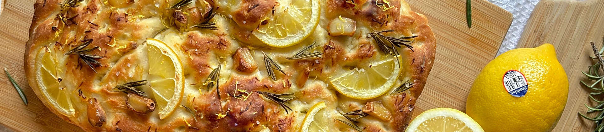 Sunkist® Lemon Garlic Focaccia