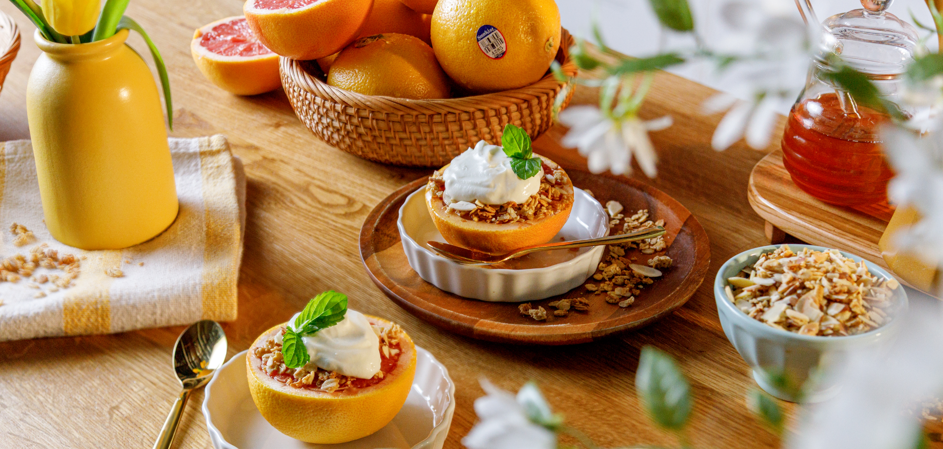 Grapefruit Breakfast Boats