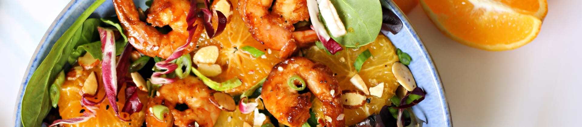 Orange Salad with Shrimp