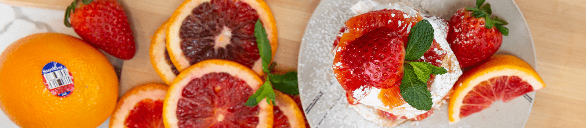 Strawberry Shortcake with Blood Orange