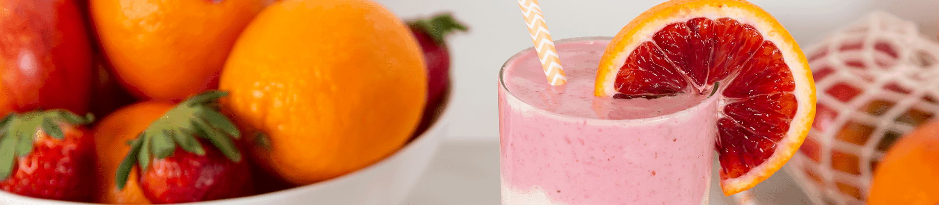Blood Orange Apple Strawberry Smoothie