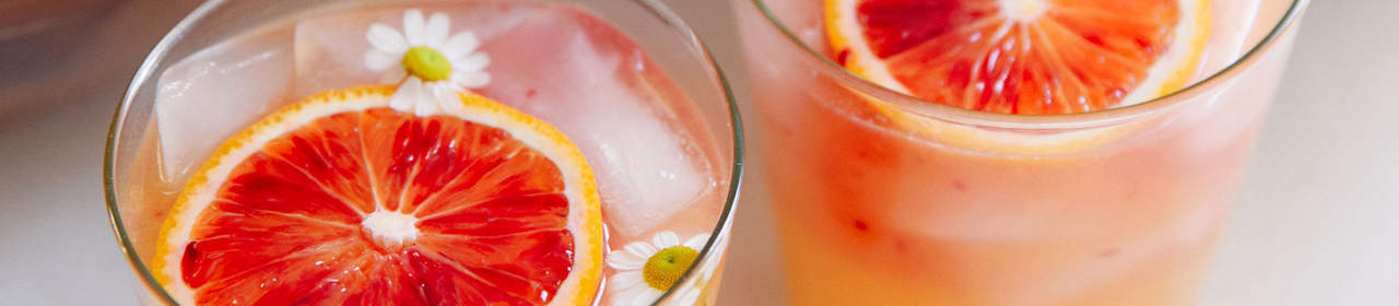 Blood Orange and Cara Cara Iced Tea