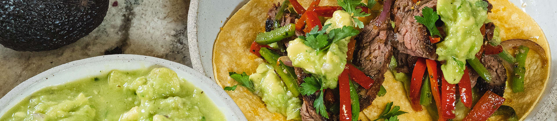 CARNE ASADA FAJITAS WITH ORANGE SCENTED TORTILLAS