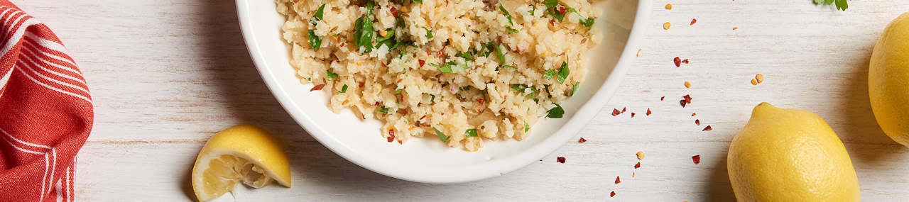 Lemony Cauliflower Rice