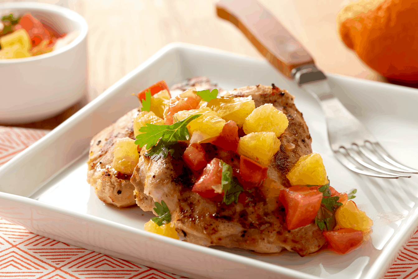 Chicken with Minneola Salsa