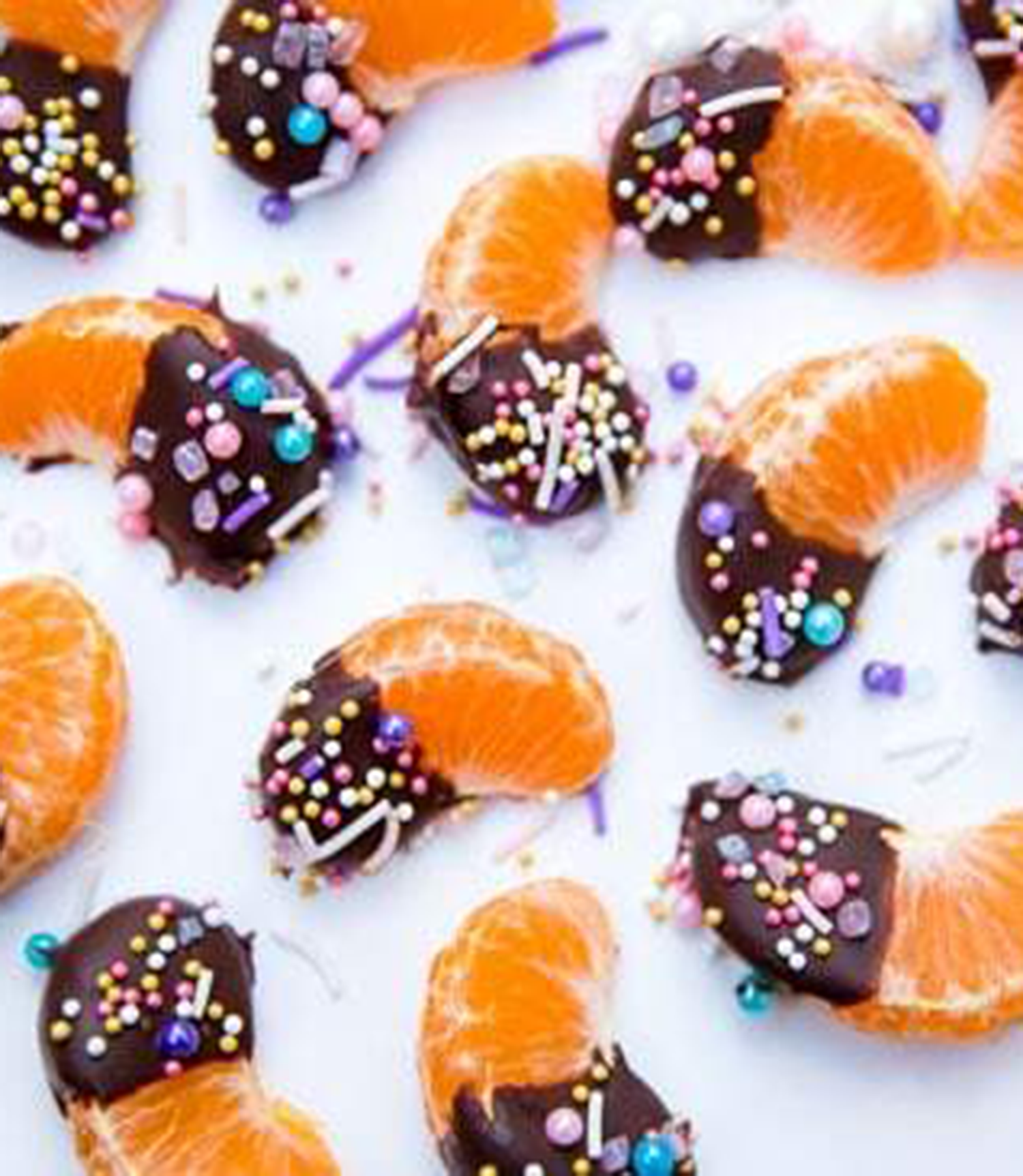 Chocolate-Dipped Mandarins