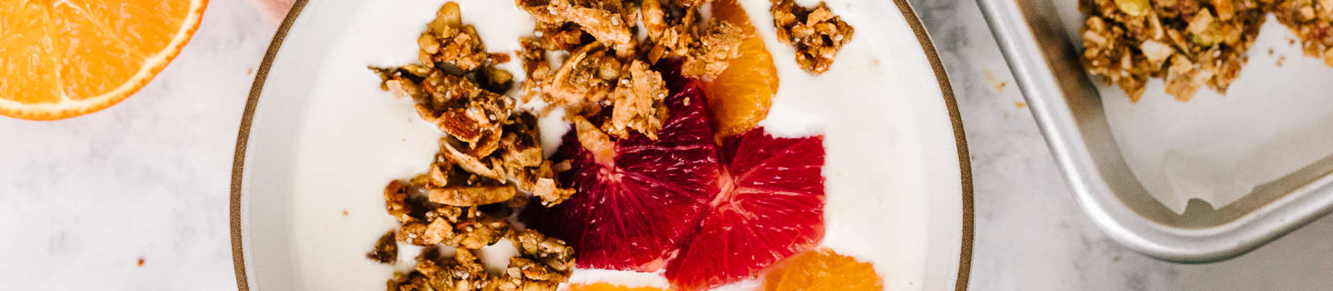 GRAIN-FREE ORANGE TAHINI GRANOLA