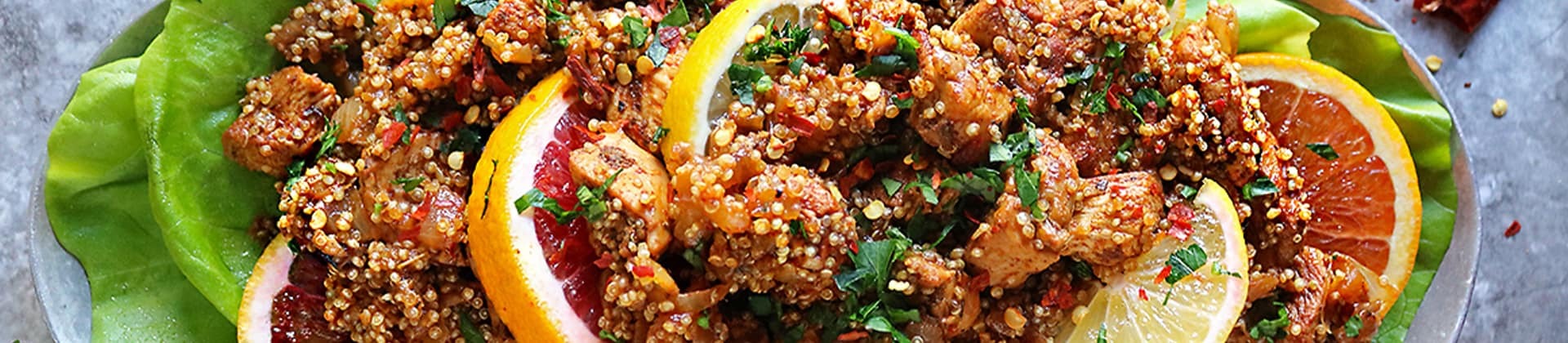 Citrus Za'atar Chicken and Quinoa