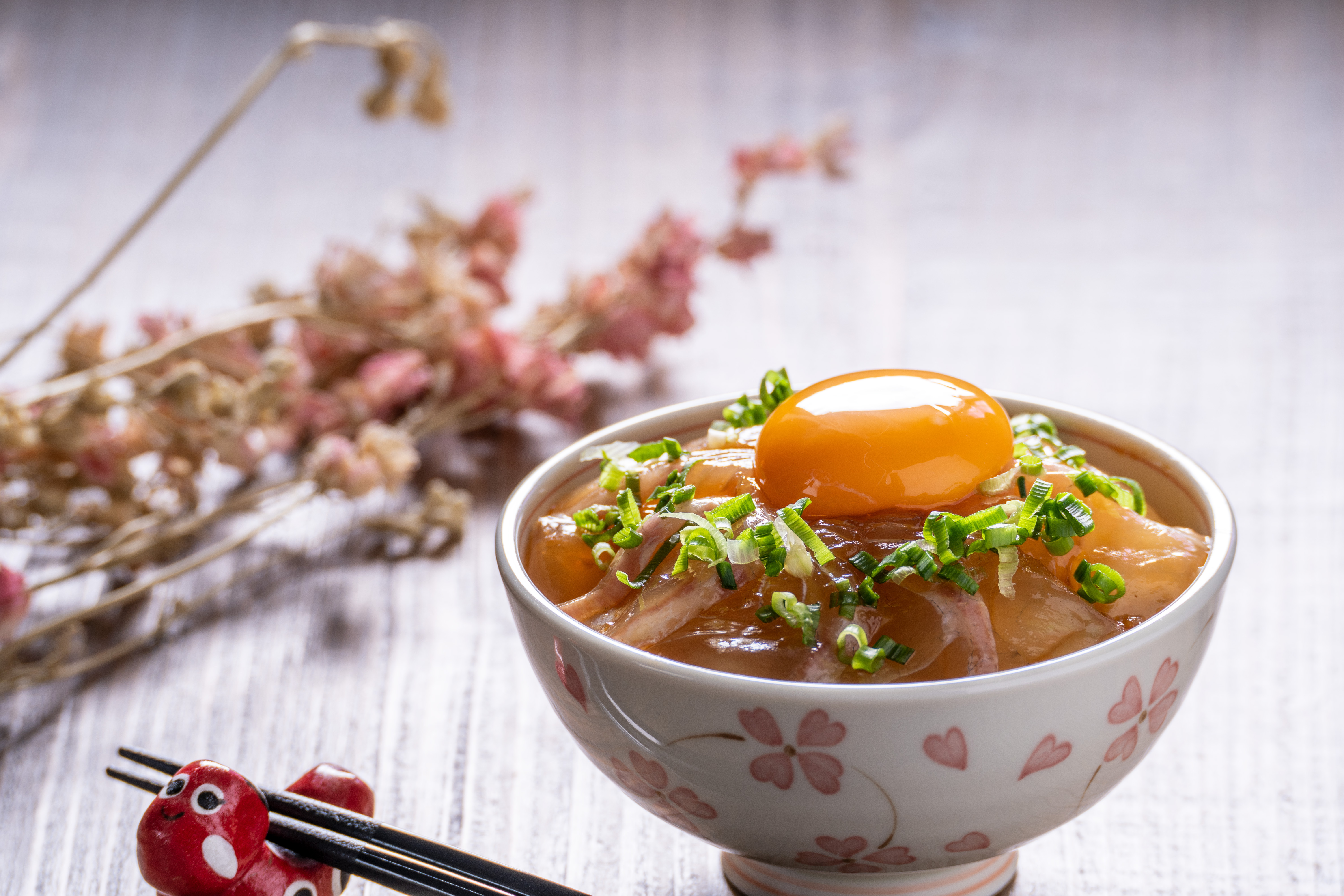 鯛のオレンジ締め丼
