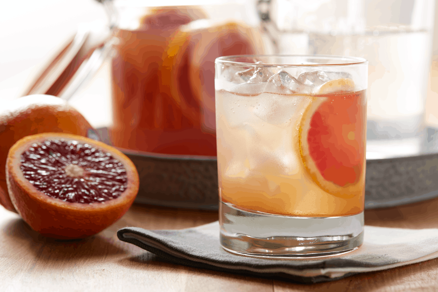 Five Spice–Blood Orange Shrub