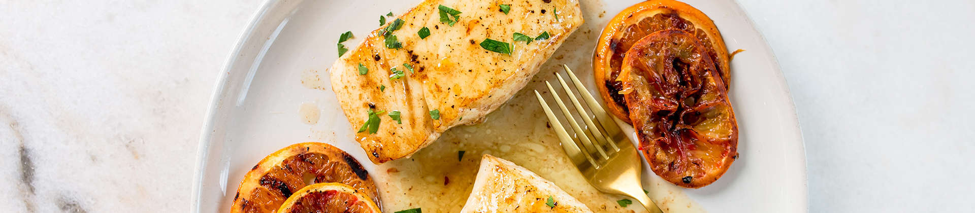 Pan Seared Halibut