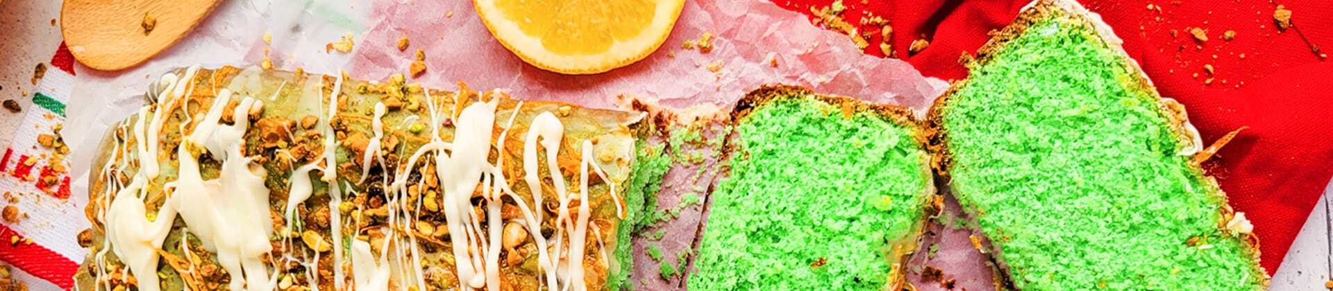 Orange Pistachio Loaf Cake