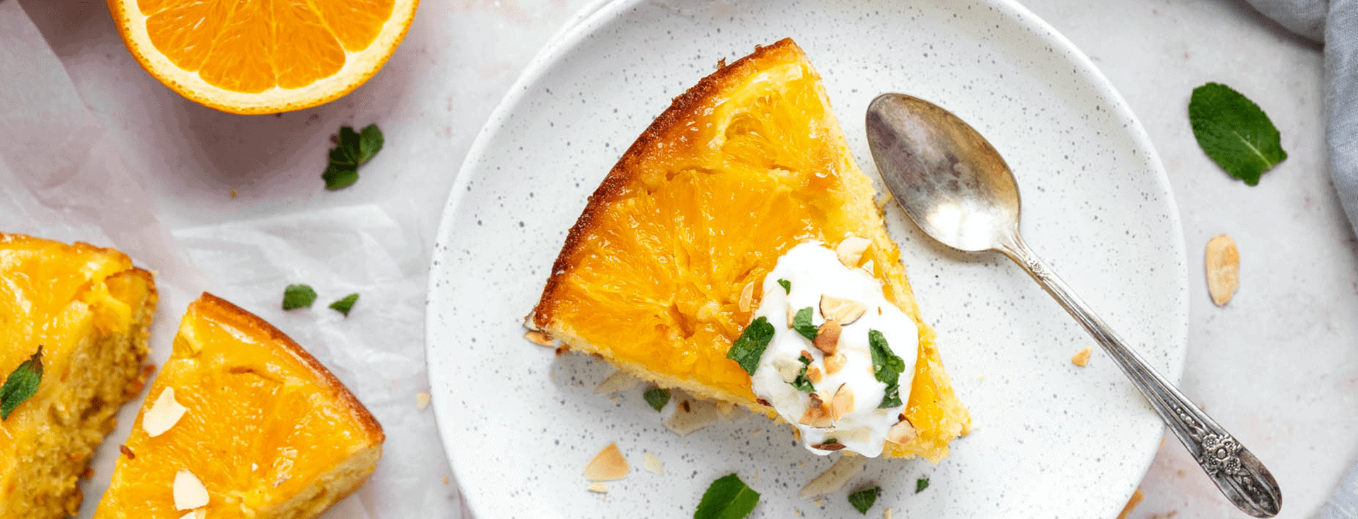 Sunkist® Navel Orange Upside-Down Cake