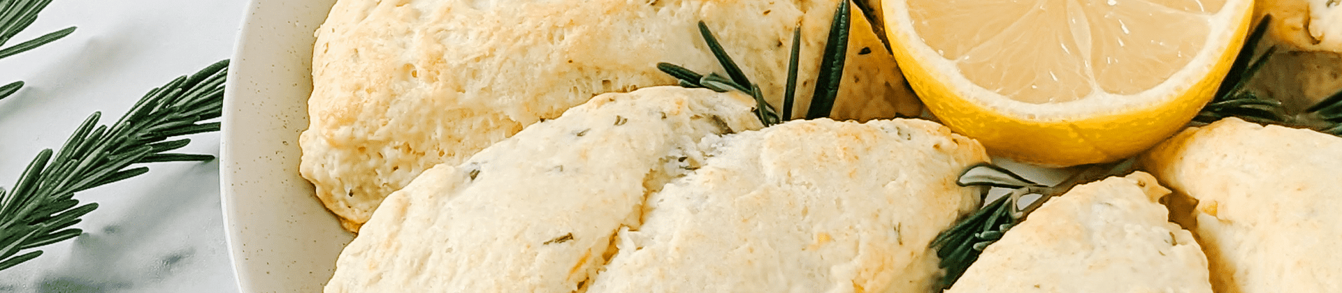 Lemon Rosemary Scones