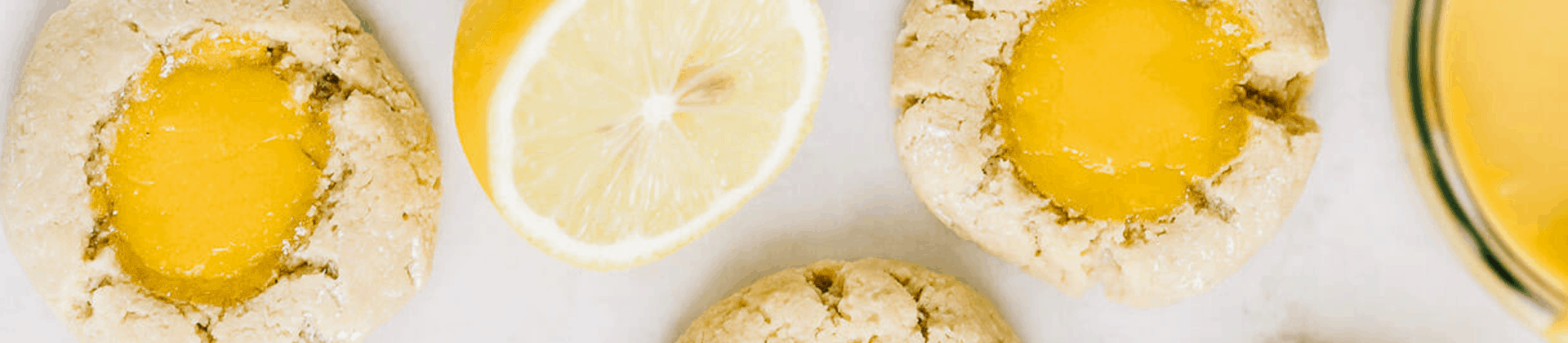 Grain-free Lemon Thumbprint Cookies