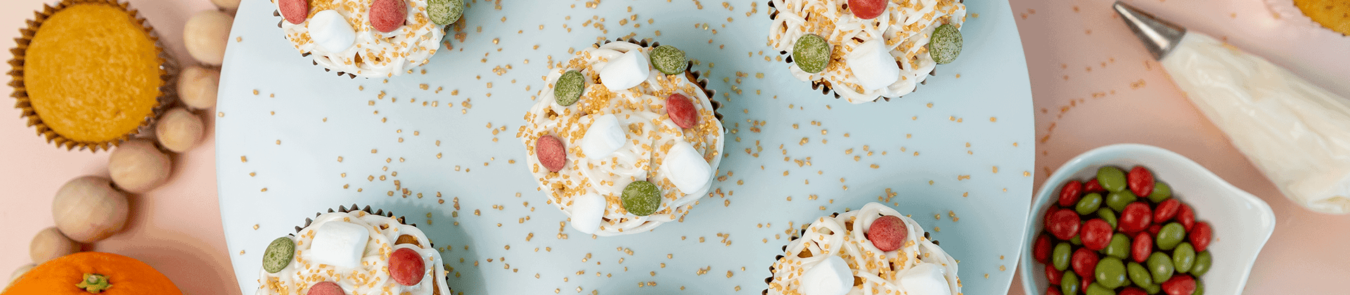 Maple Orange Spaghetti Cupcakes