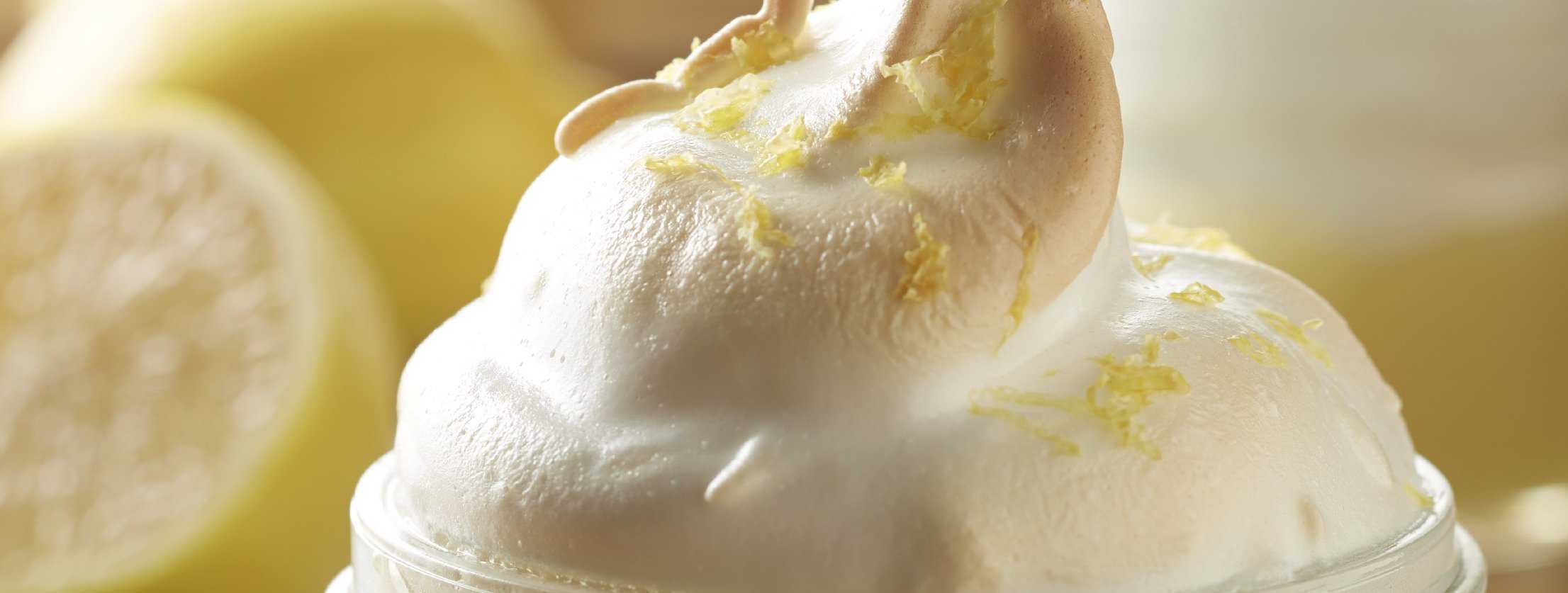 Mason Jar Lemon Pies with Meringue Clouds