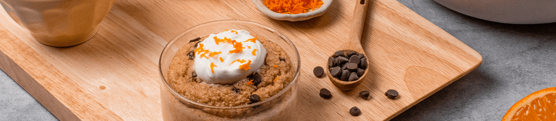 Minneola and Chocolate Chip Baked Oats