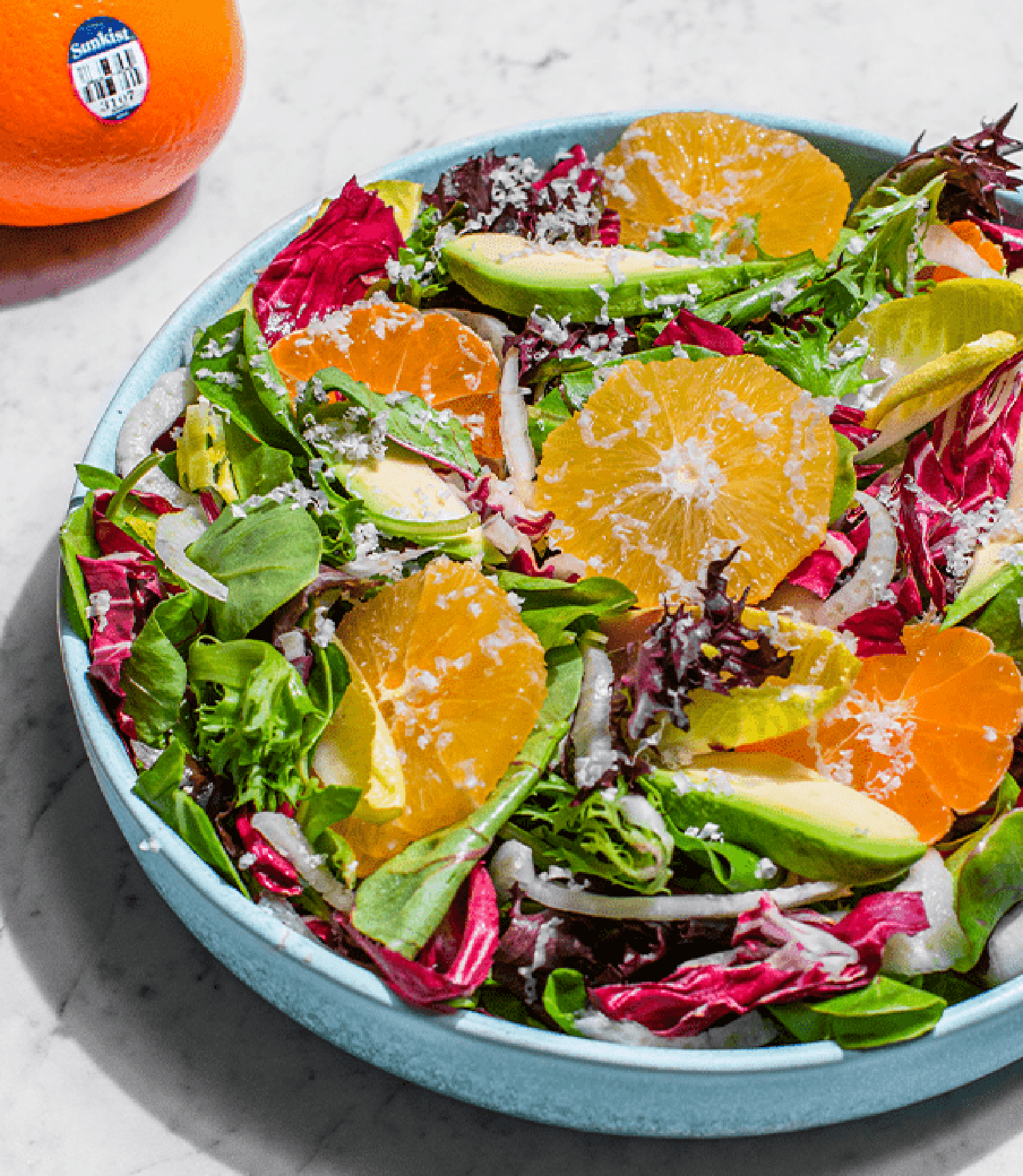 Orange and Mixed Greens Salad