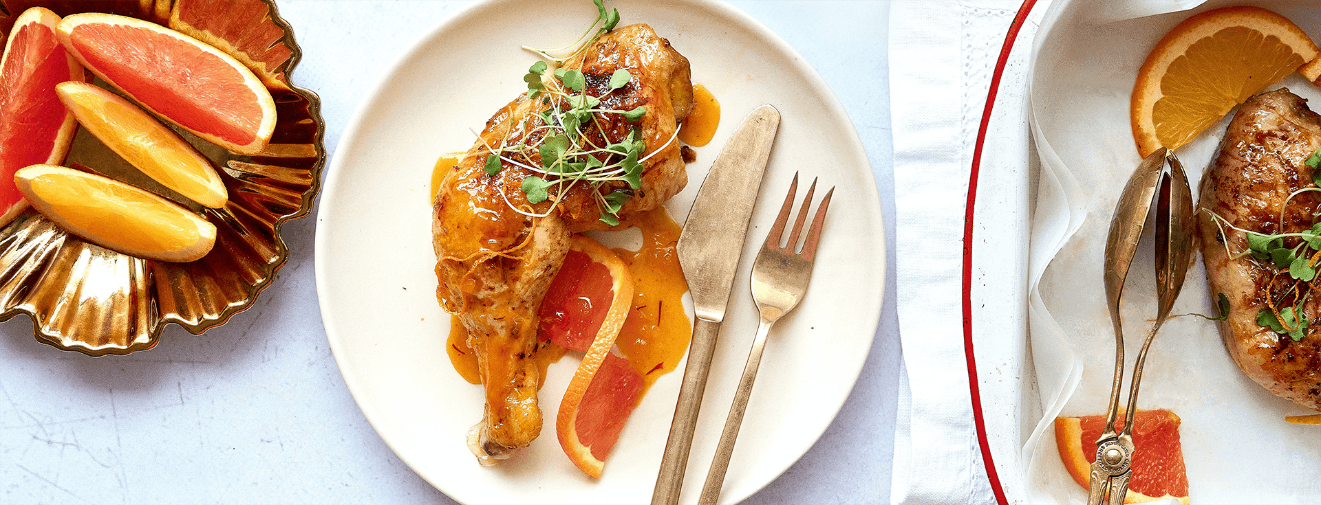 Sticky Saffron Orange Chicken