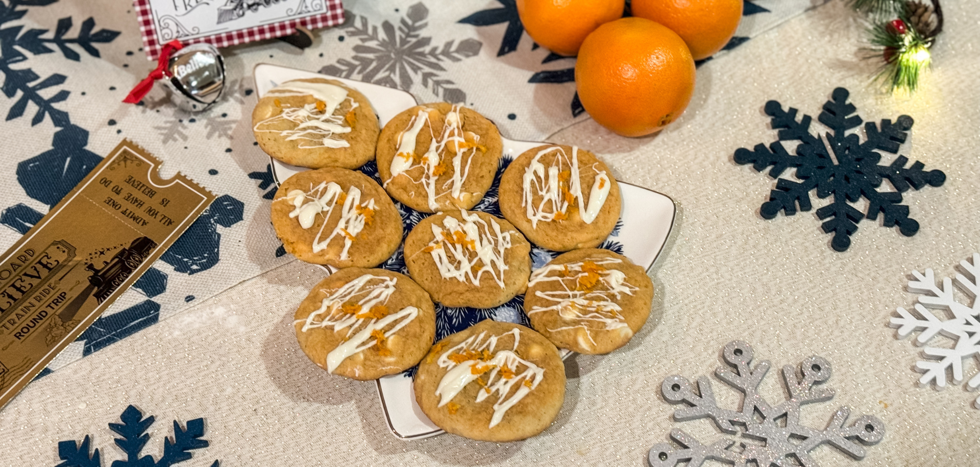 Navel Orange Creamsicle Cookies